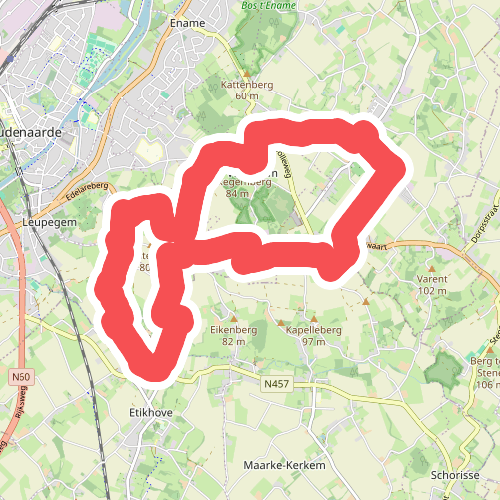 Langs berg en kapel wandelroute