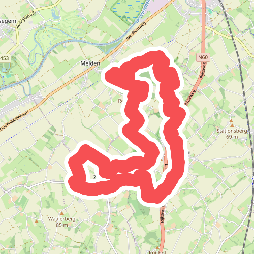 Langs de hellingen van De Ronde wandelroute