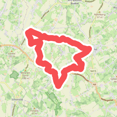 Rond De Haaghoek Wandelroute