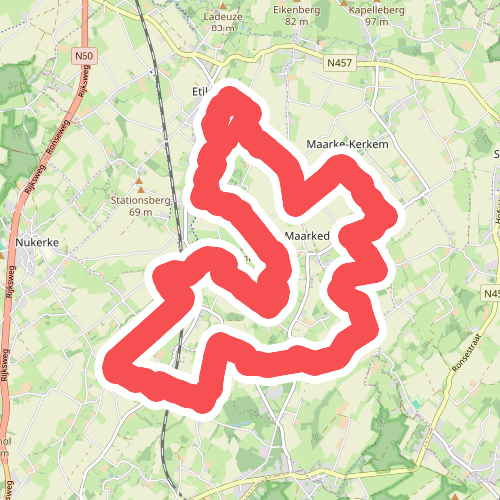 Kunst in Maarkedal wandelroute