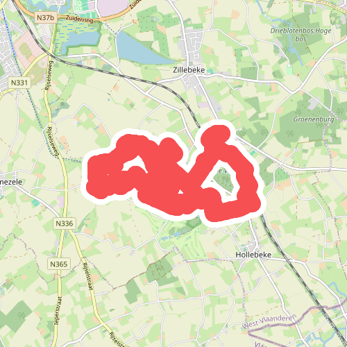 Palingbeek wandelroute