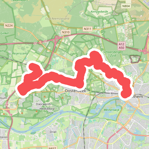 Arnhem - Wolfheze · Veluwe Zwerfpad etappe 1