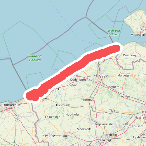 Kustwandelroute - Routezoeker