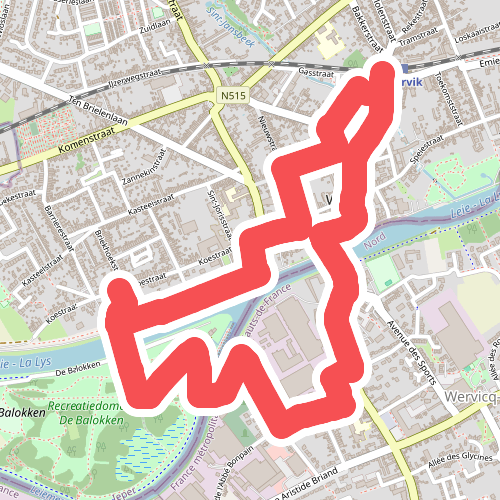 Stadswandelroute Wervik - Wervicq-Sud