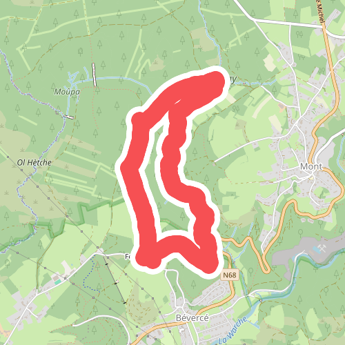 De canyon van Trôs-Maret