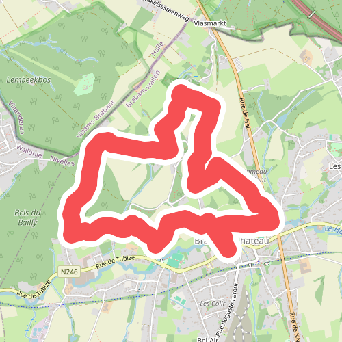 Middeleeuwse wandeling in Braine-le-Château