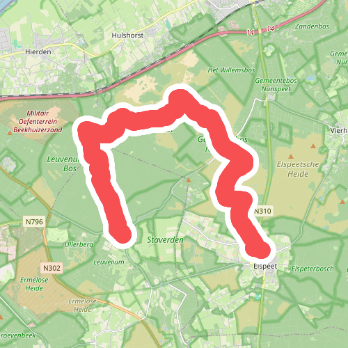 Leuvenum - Elspeet · Veluwe Zwerfpad etappe 9