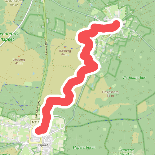 Elspeet - Vierhouten · Veluwe Zwerfpad etappe 10