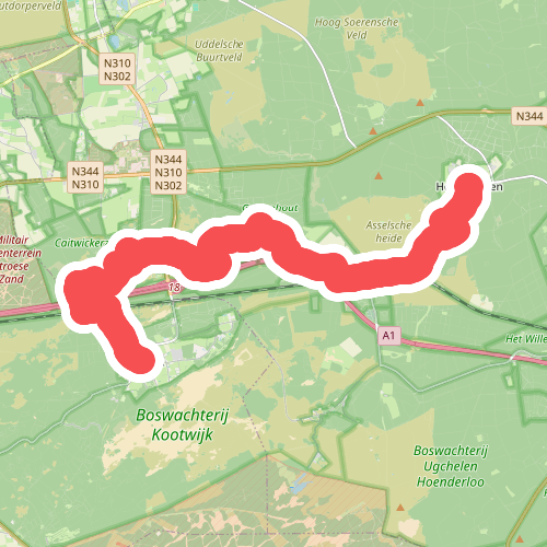 Hoog Soeren - Kootwijk · Veluwe Zwerfpad etappe 13