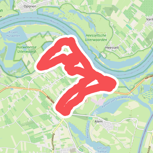 Zandslagenpad Rossum