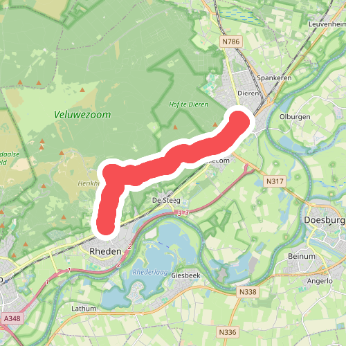 Dieren - Rheden · Veluwe Zwerfpad etappe 17
