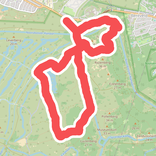 Duinverhalen wandeling: ingang Zandvoortselaan