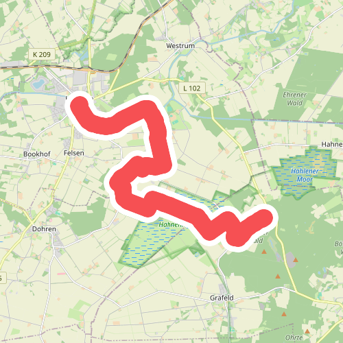 Stift Börstel - Herzlake · Hondsrugpad/Hunenweg etappe 7