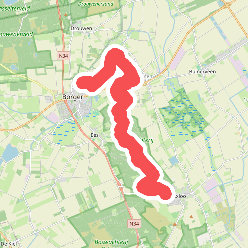 Exloo - Borger · Hondsrugpad/Hunenweg etappe 15