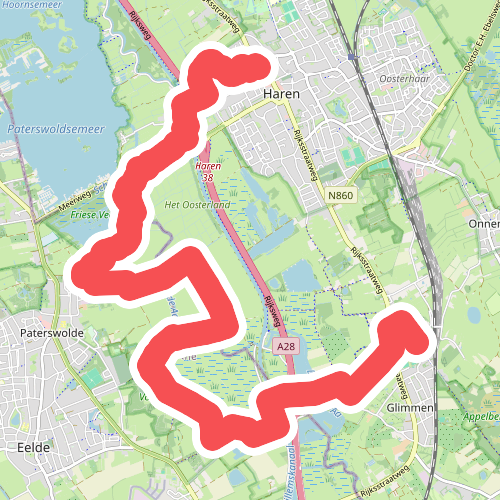Glimmen - Haren · Hondsrugpad/Hunenweg etappe 19
