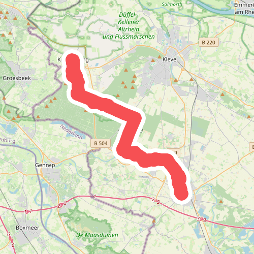 Kranenburg - Goch · Jacobspad etappe 2