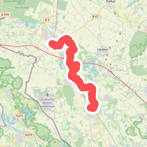 Goch - Kevelaer · Jacobspad etappe 3