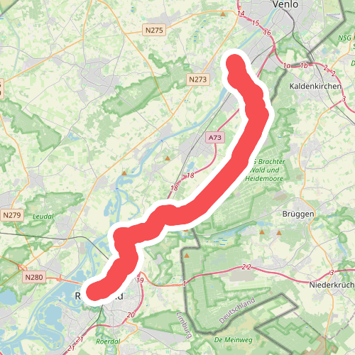 Steyl + Roermond · Jacobspad etappe 6