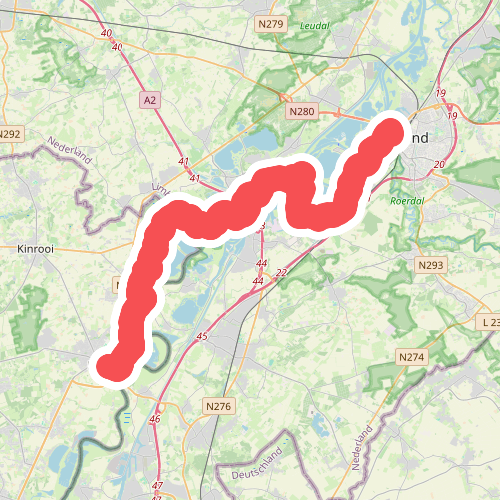 Roermond - Maaseik · Jacobspad etappe 7