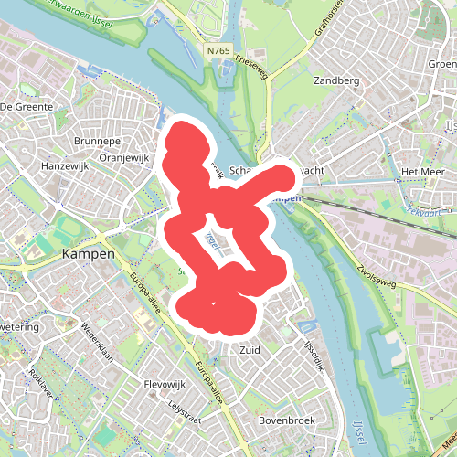 Station Kampen - Rood