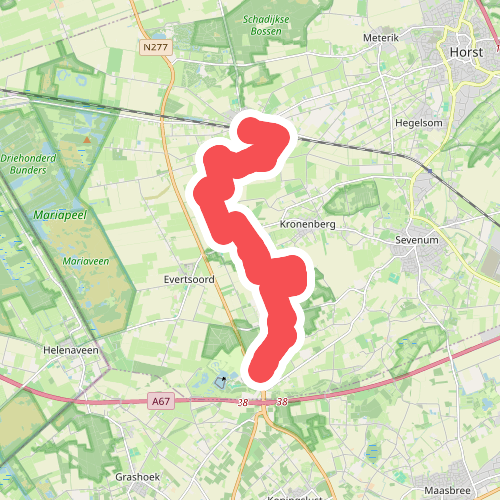 Doorsteek America - Sevenum (Peelbergen) · Petranpad etappe 11