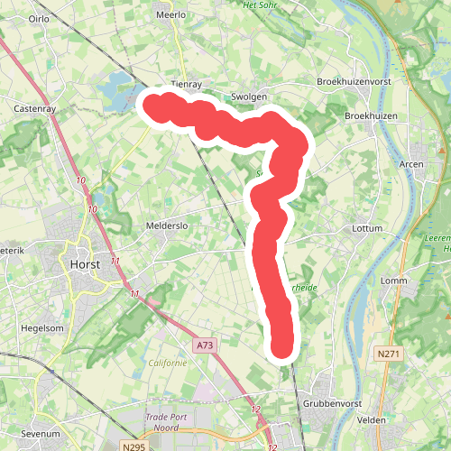 Doorsteek Grubbenvorst - Tienray · Petranpad etappe 12