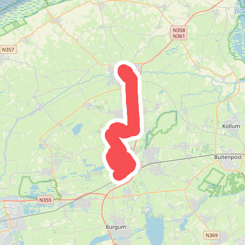 Dokkum - Feanwalden · Bonifatius Kloosterpad etappe 1