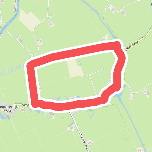 Kamperzeedijk-Oost - Groen