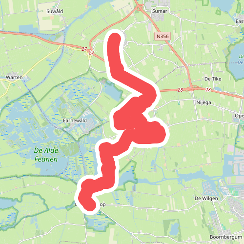 Garyp - De Veenhoop · Bonifatius Kloosterpad etappe 3