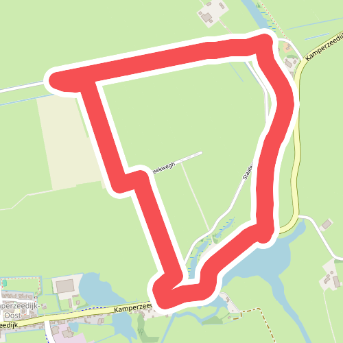 Kamperzeedijk-Oost - Rood