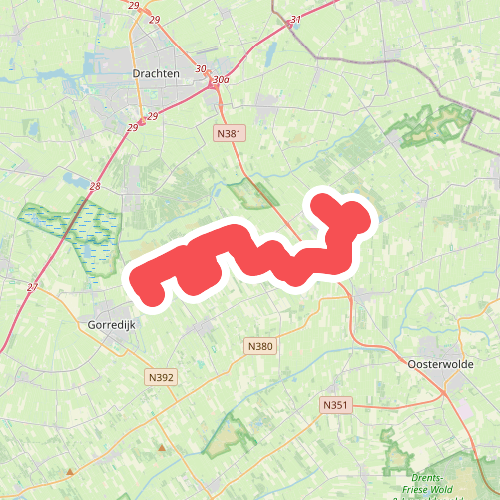 Wijnjewoude - Lippenhuizen · Bonifatius Kloosterpad etappe 7