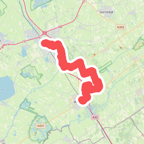 Heerenveen - Wolvega · Bonifatius Kloosterpad etappe 12