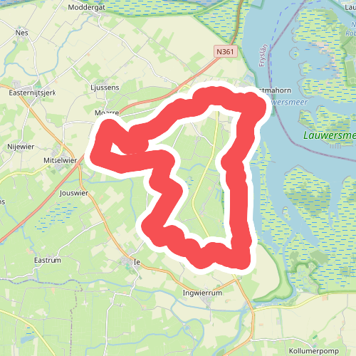 Rondje Anjum-Zuid · Bonifatius Kloosterpad etappe 15