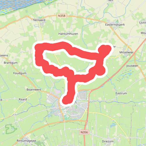 Rondje Dokkum-Noord · Bonifatius Kloosterpad etappe 16