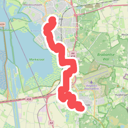 Hoogerheide - Bergen op Zoom · Brabantse Wal etappe 6