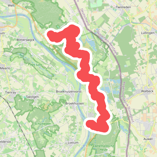 Arcen - Wellerlooi · Maas-Niederrheinpad etappe 2
