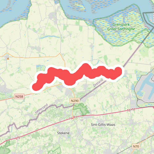 Variant 4 Zeeuws-Vlaanderen · Grenslandpad etappe 25
