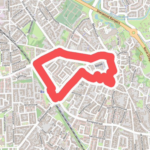 Borne-Station - Oranje