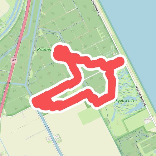 Wandelroute Dijkgatsweide