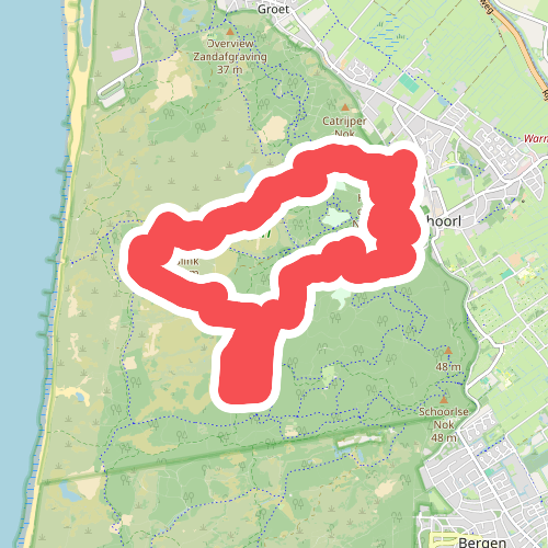 Wandelroute Duinheidewandeling