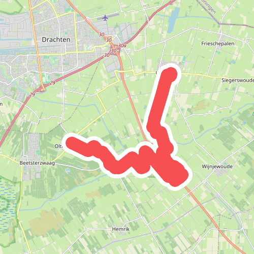 Beetserzwaag - Ureterp · Koningspad XL etappe 10