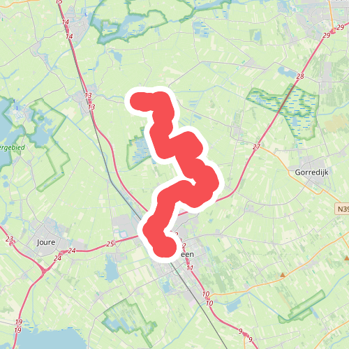 Heerenveen - Aldeboarn · Koningspad XL etappe 12