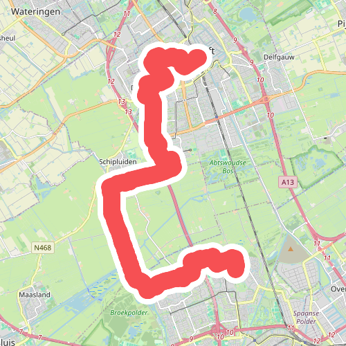 Schiedam - Delft · Groene Hartpad etappe 6