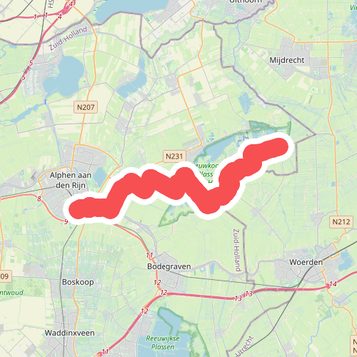Alphen a/d Rijn - Woerdense Verlaat · Groene Hartpad etappe 10