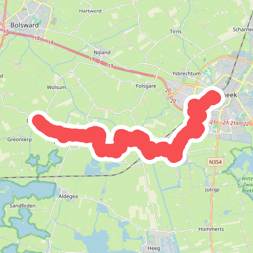 Blauwhuis - Sneek · Groot Frieslandpad etappe 10