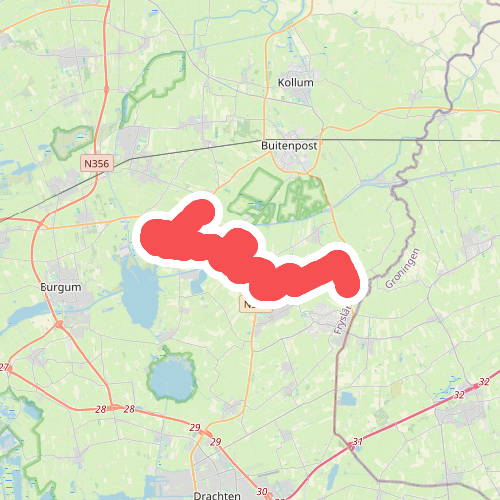De Kooten - Surhuizum · Noardlike Fryske Wâlden etappe 6
